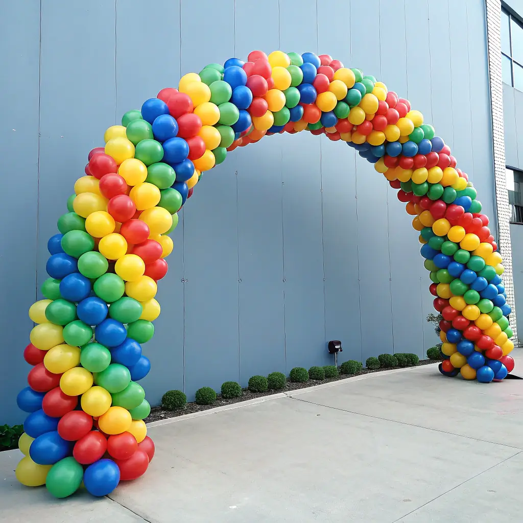 Luxury Metallic Balloon Arch