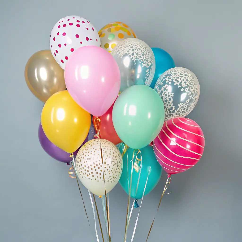 Elegant Pearl Finish Balloon Cluster